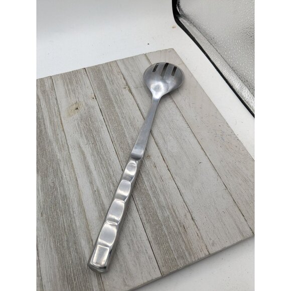 Vollrath 527 Stainless Steel Slotted Serving Spoon 12" - Picture 4 of 8